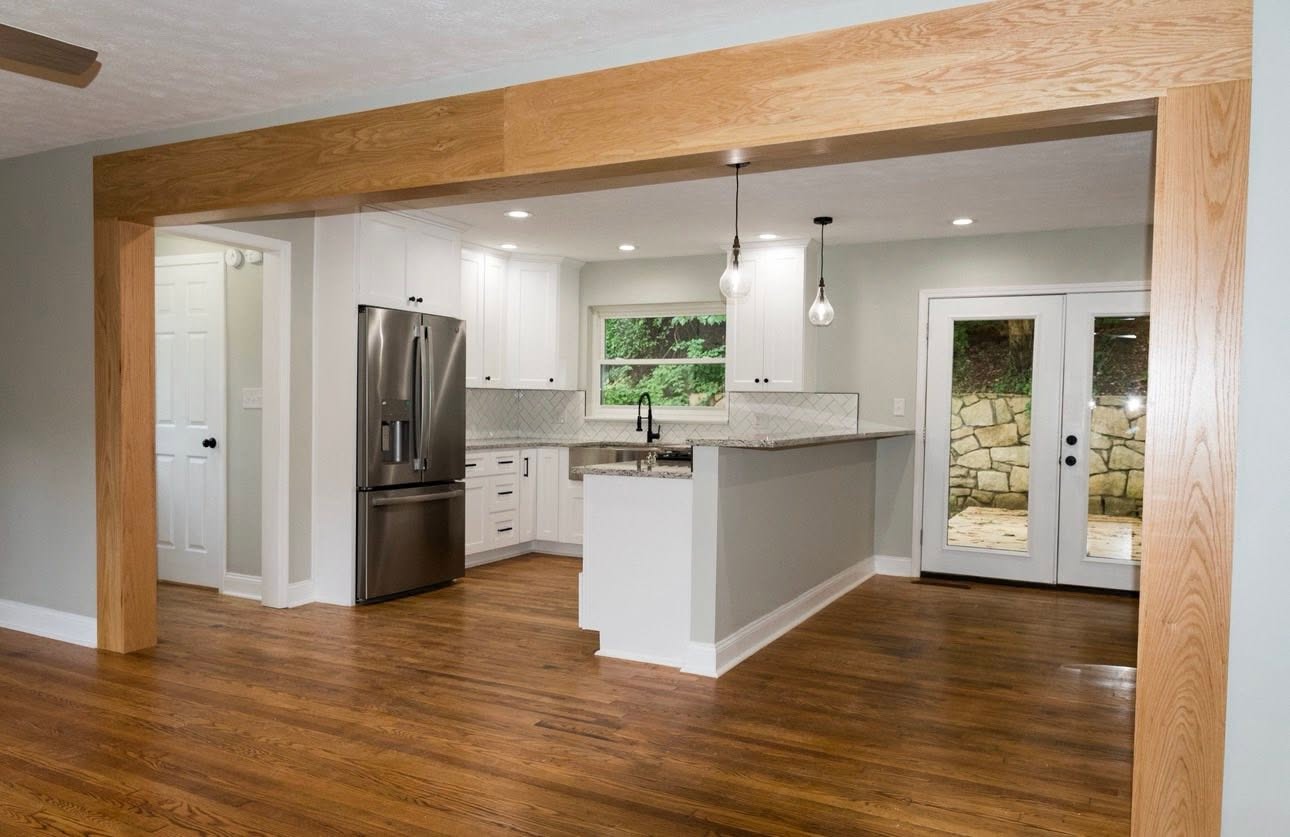 Recently completed kitchen remodel